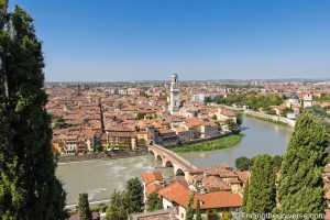 View of Verona from Castel San Pietro by Laurence Norah
